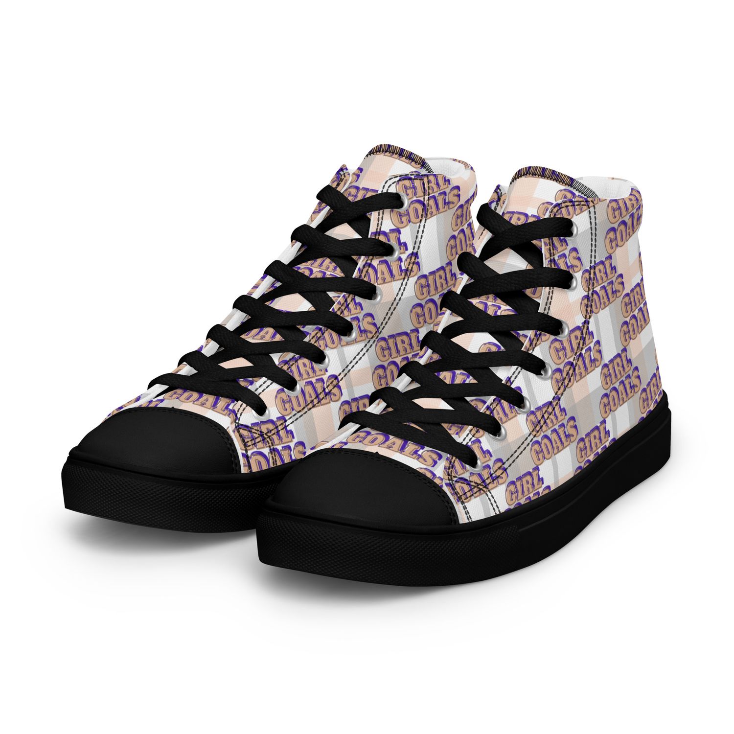 Girl Goals high top shoes