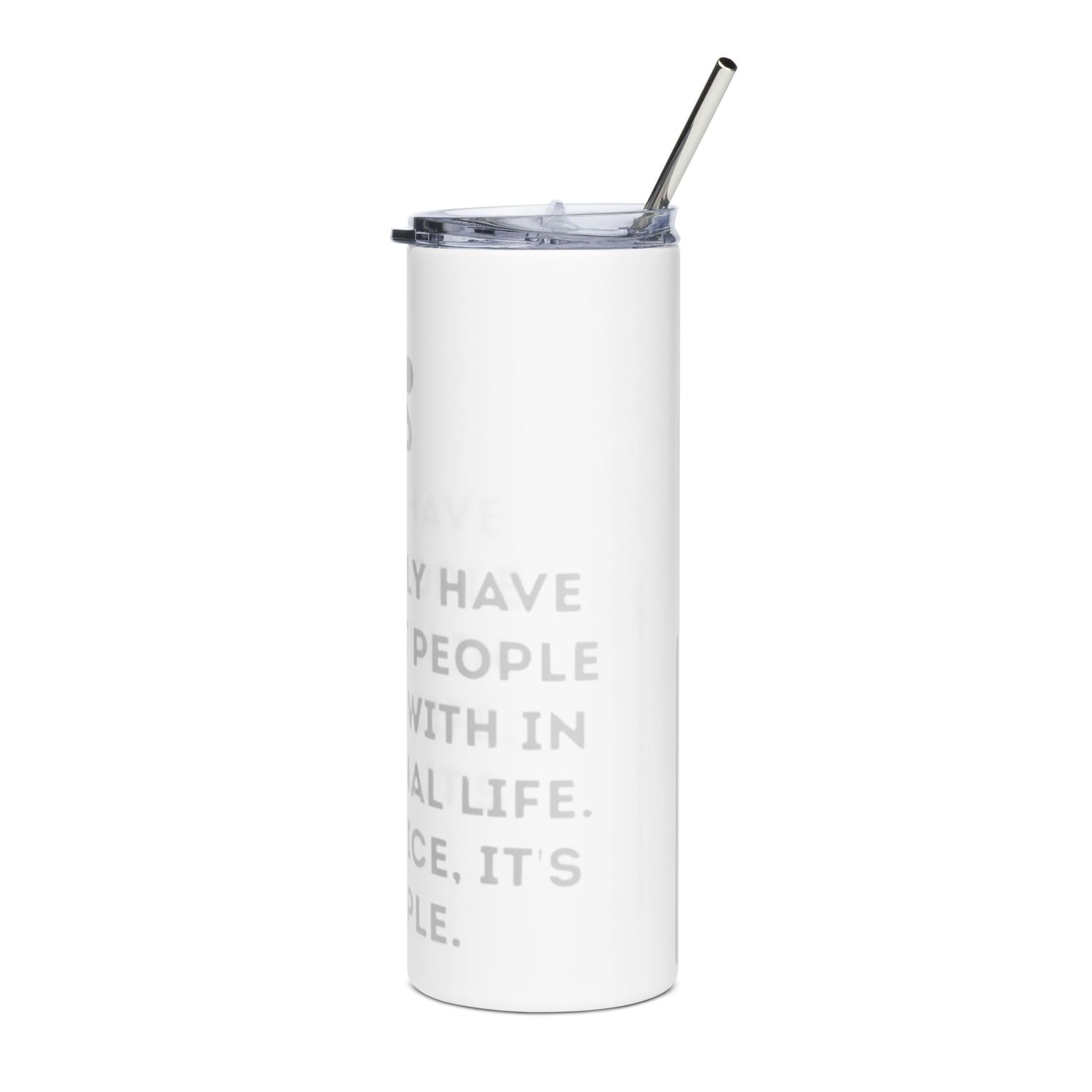 Just Be Nice steel tumbler
