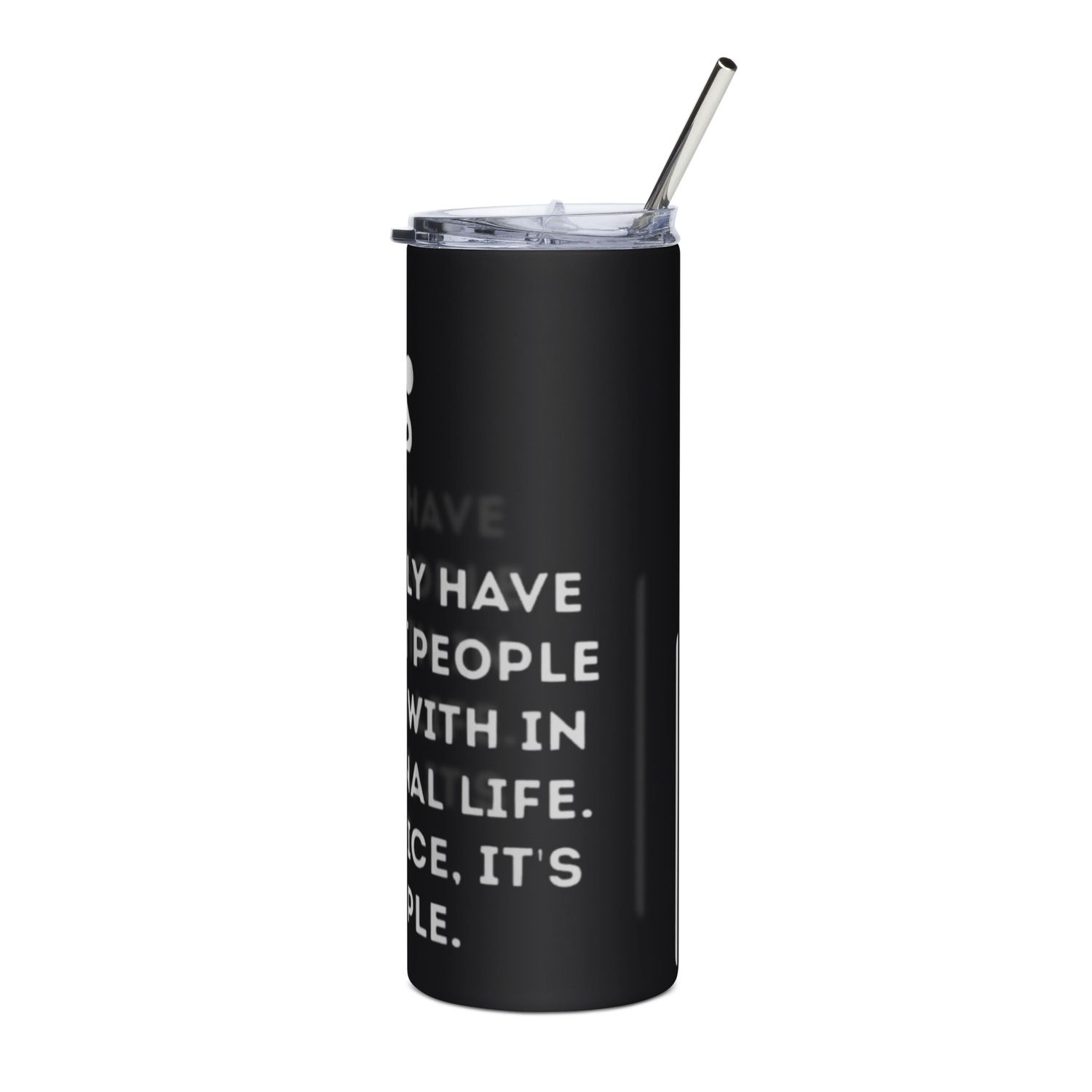 Just Be Nice steel tumbler