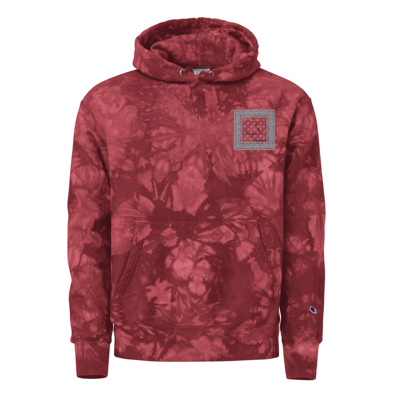 Bandana tie-dye hoodie