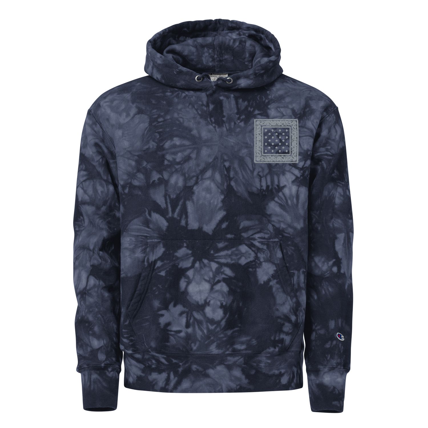 Bandana tie-dye hoodie