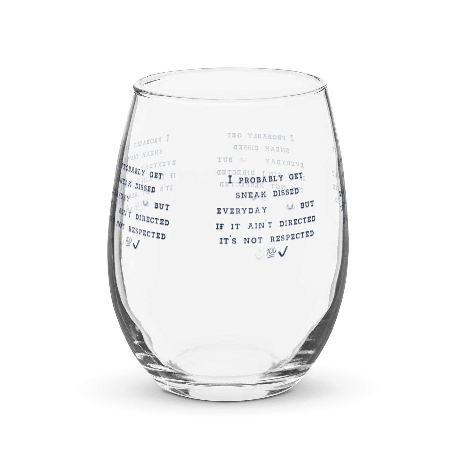 Not Direct wine glass