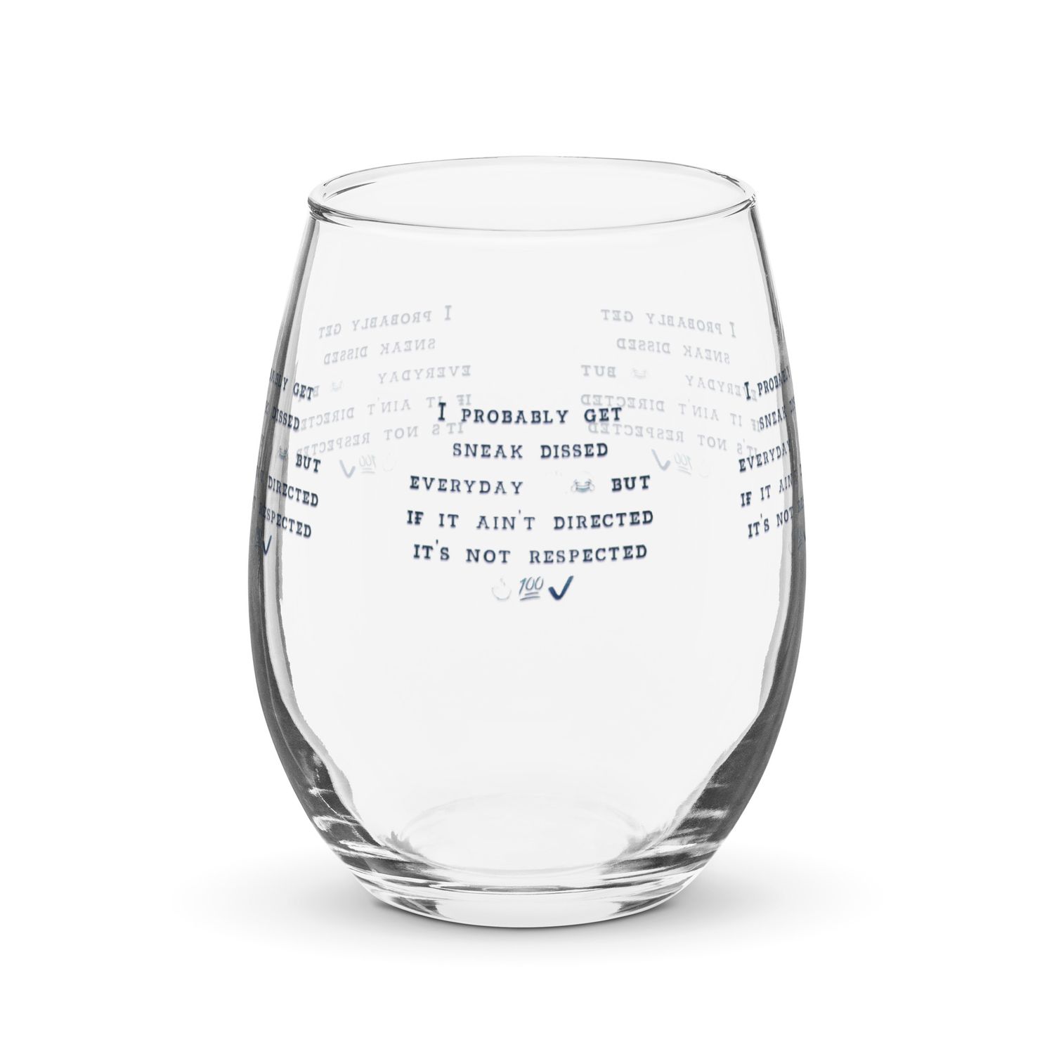 Not Direct wine glass