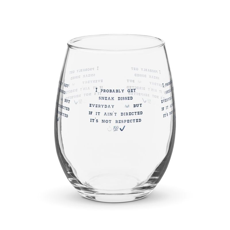 Not Direct wine glass