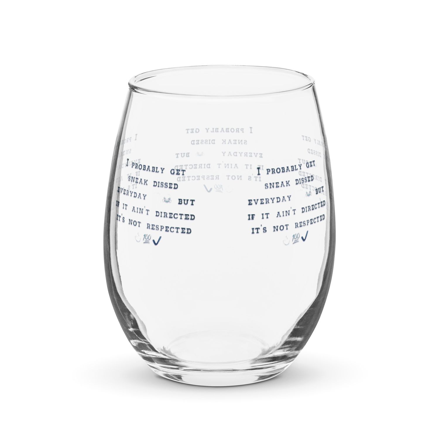Not Direct wine glass