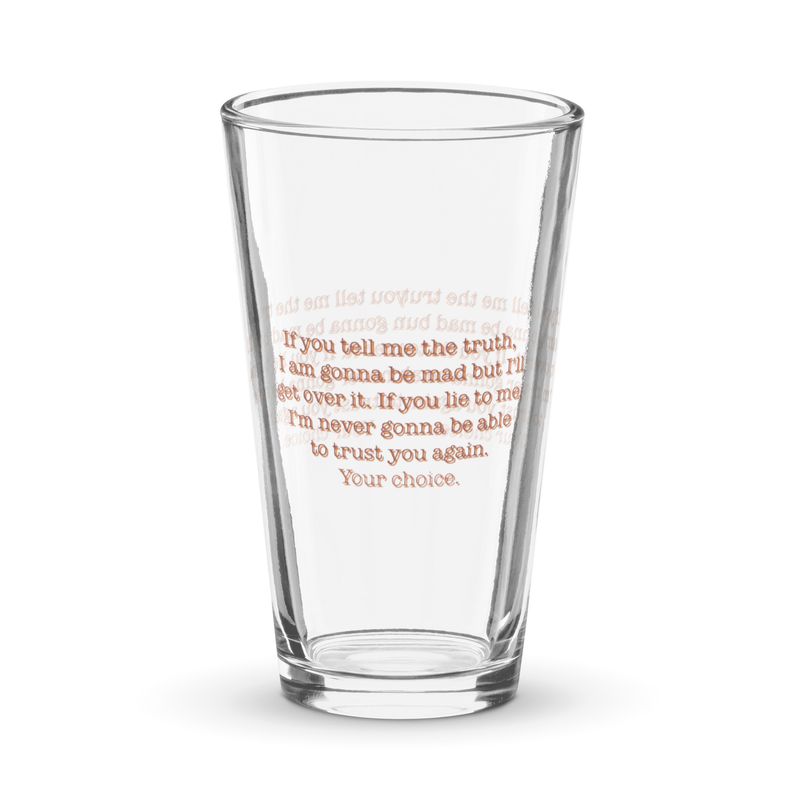 Your Choice pint glass