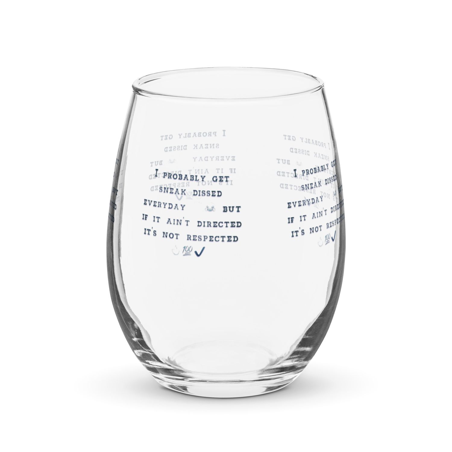 Not Direct wine glass
