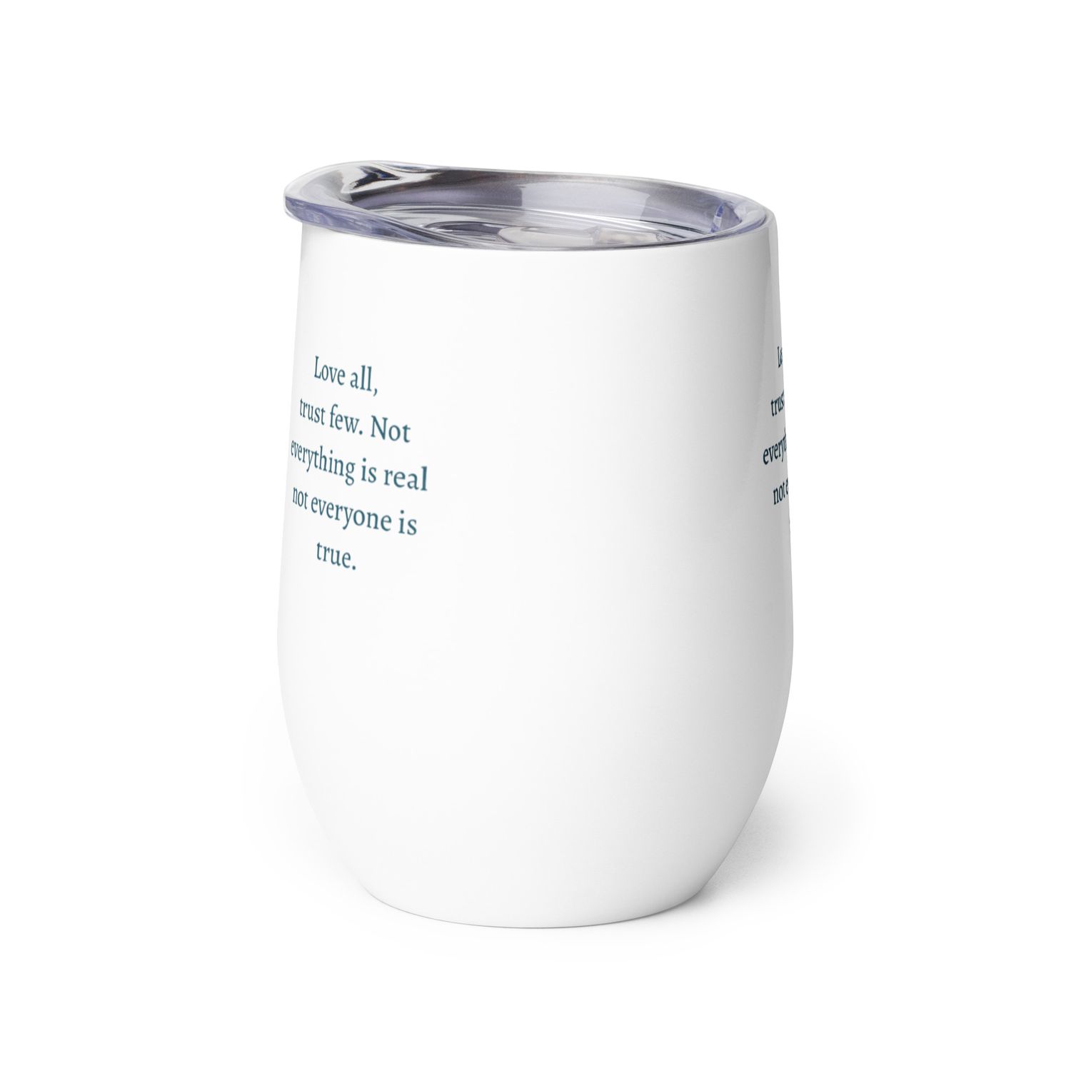 Trust Few Wine tumbler