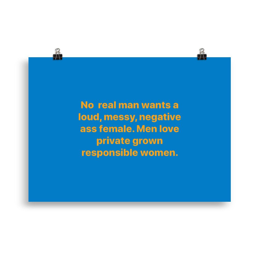 Men Love Grown Women Poster