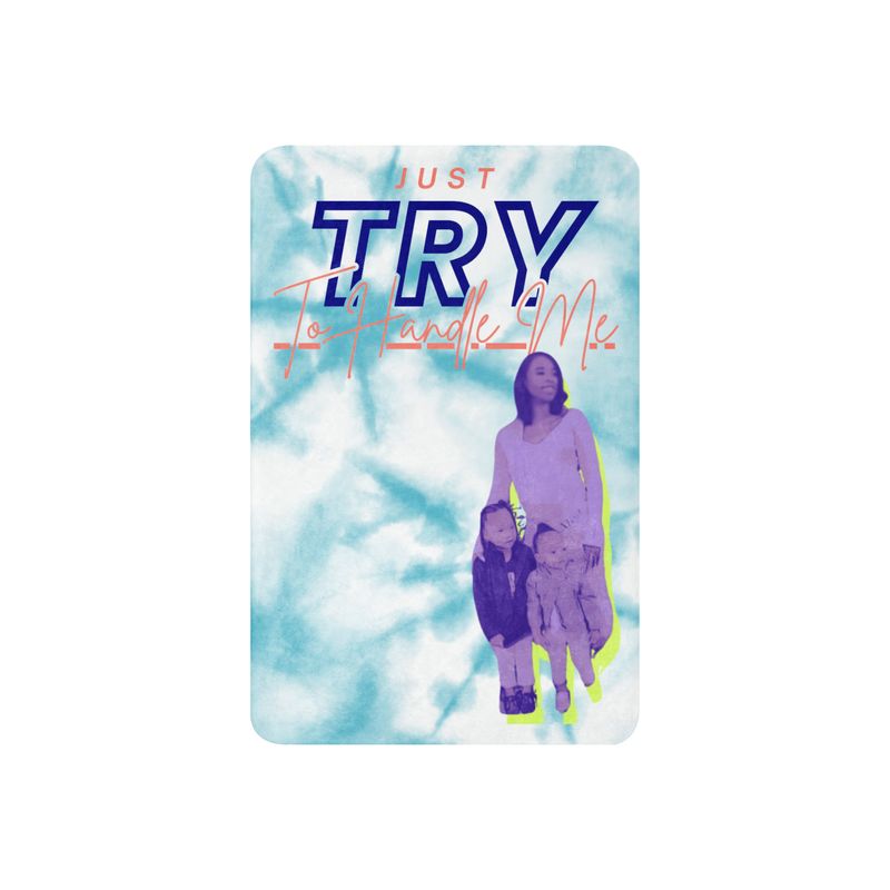 Just Try To Handle Me Sherpa blanket