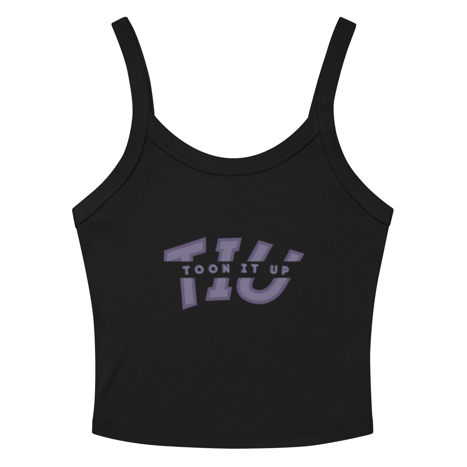Toon It Up micro-rib tank top