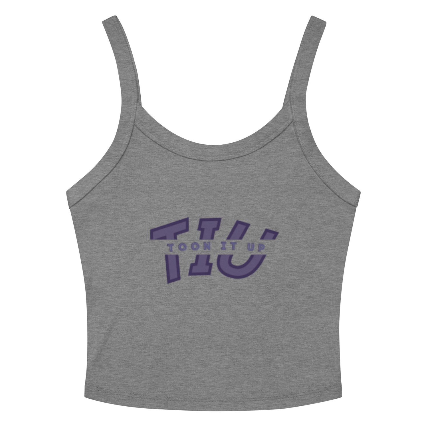 Toon It Up micro-rib tank top