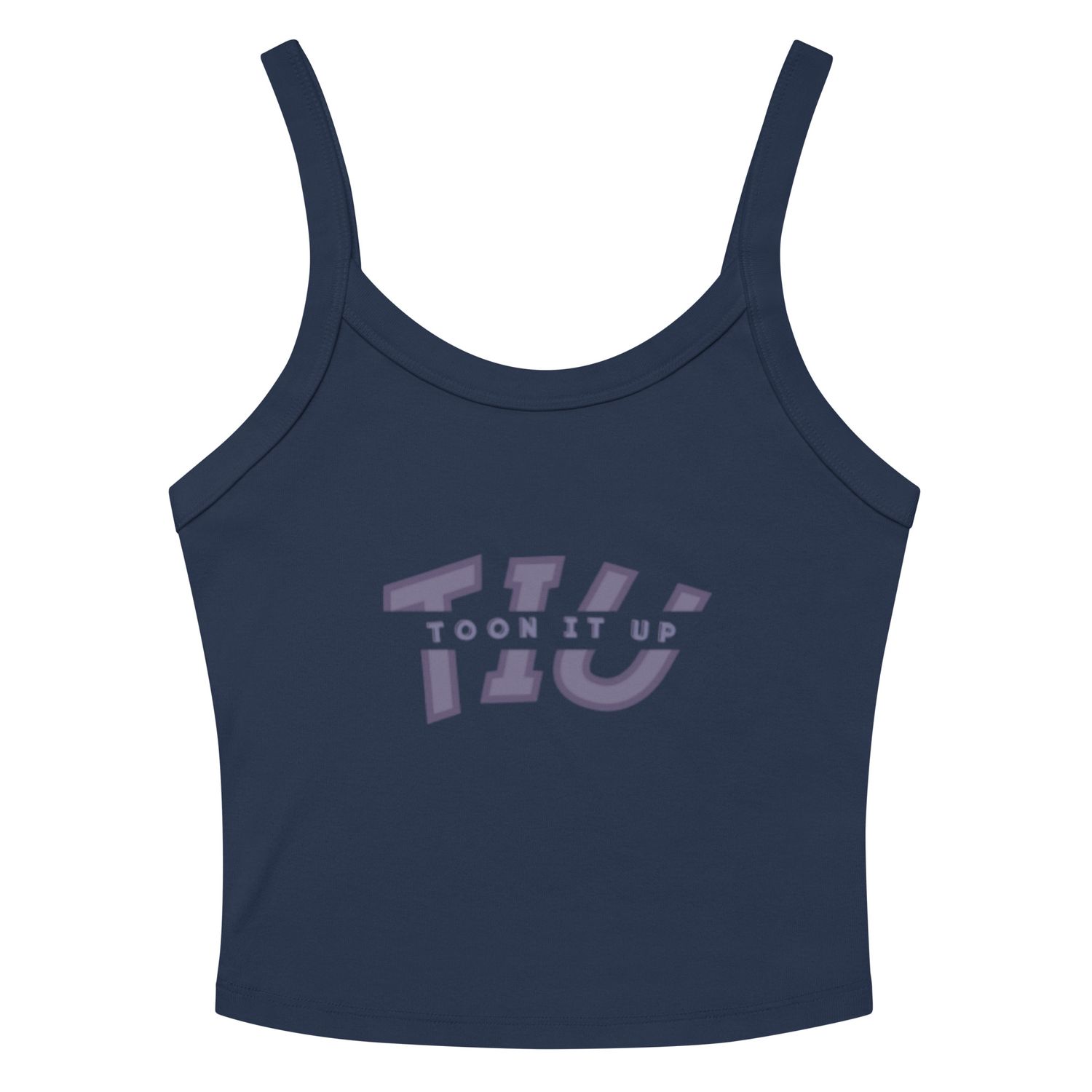 Toon It Up micro-rib tank top