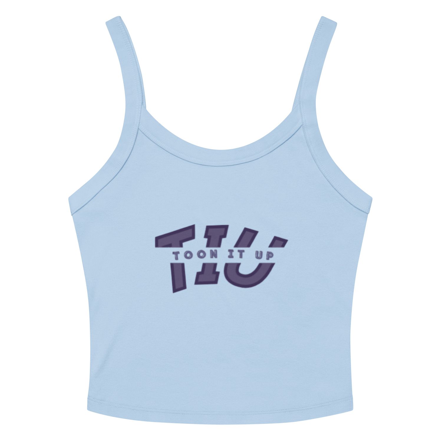 Toon It Up micro-rib tank top