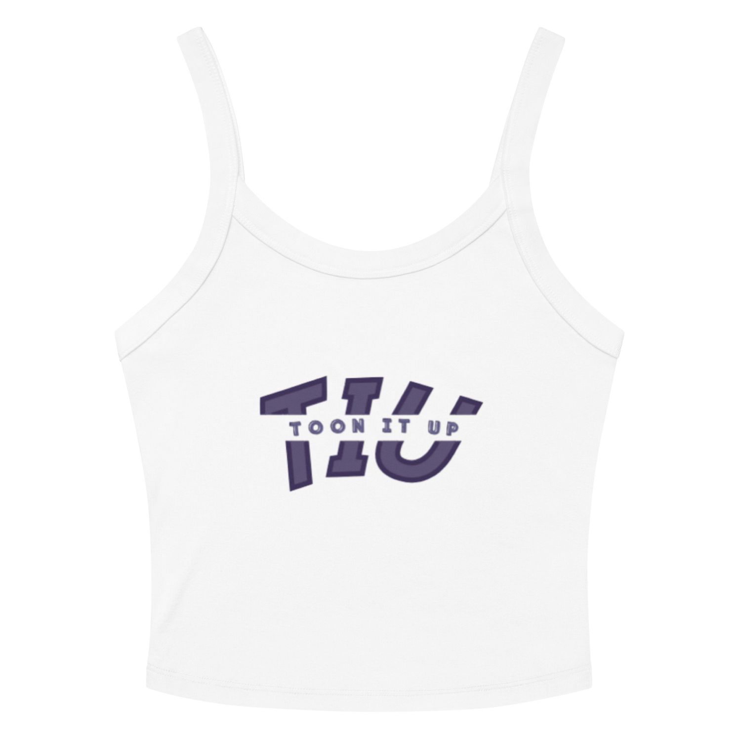 Toon It Up micro-rib tank top