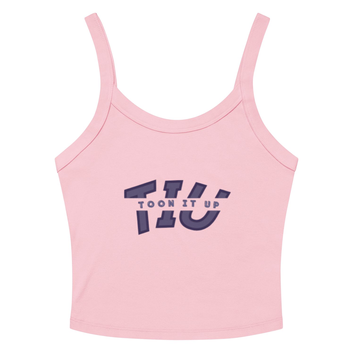 Toon It Up micro-rib tank top