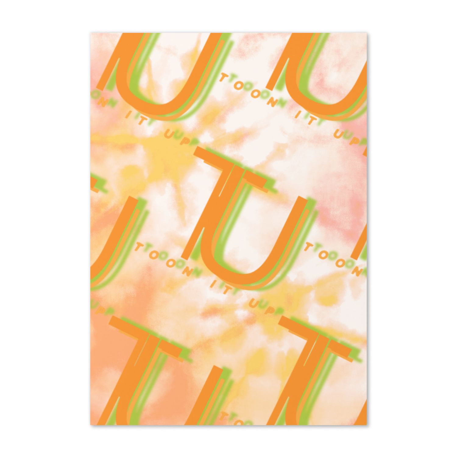 Toon It Up Greeting card