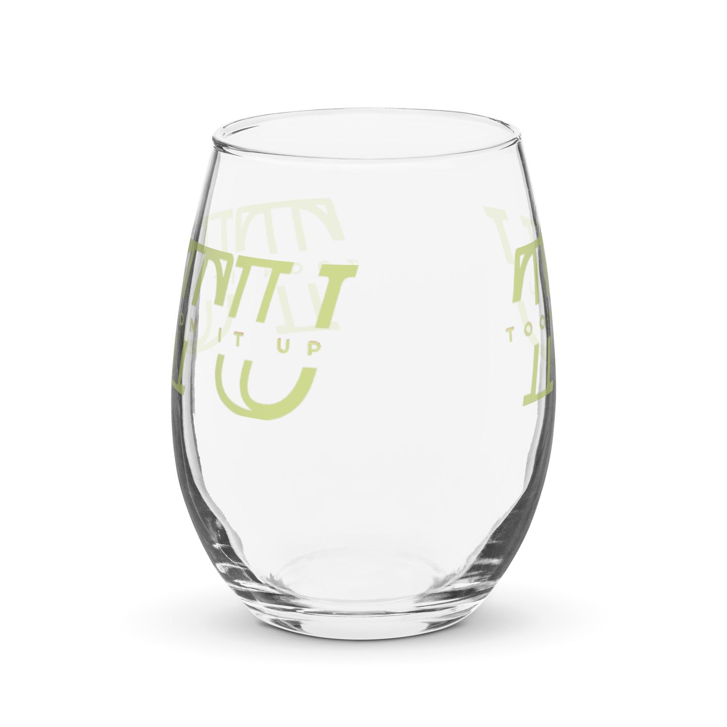 Toon It Up wine glass
