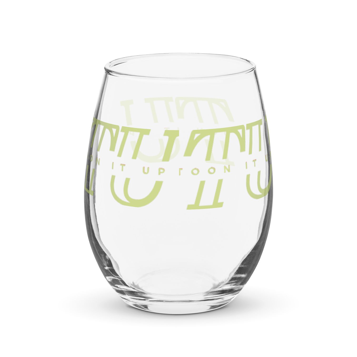 Toon It Up wine glass