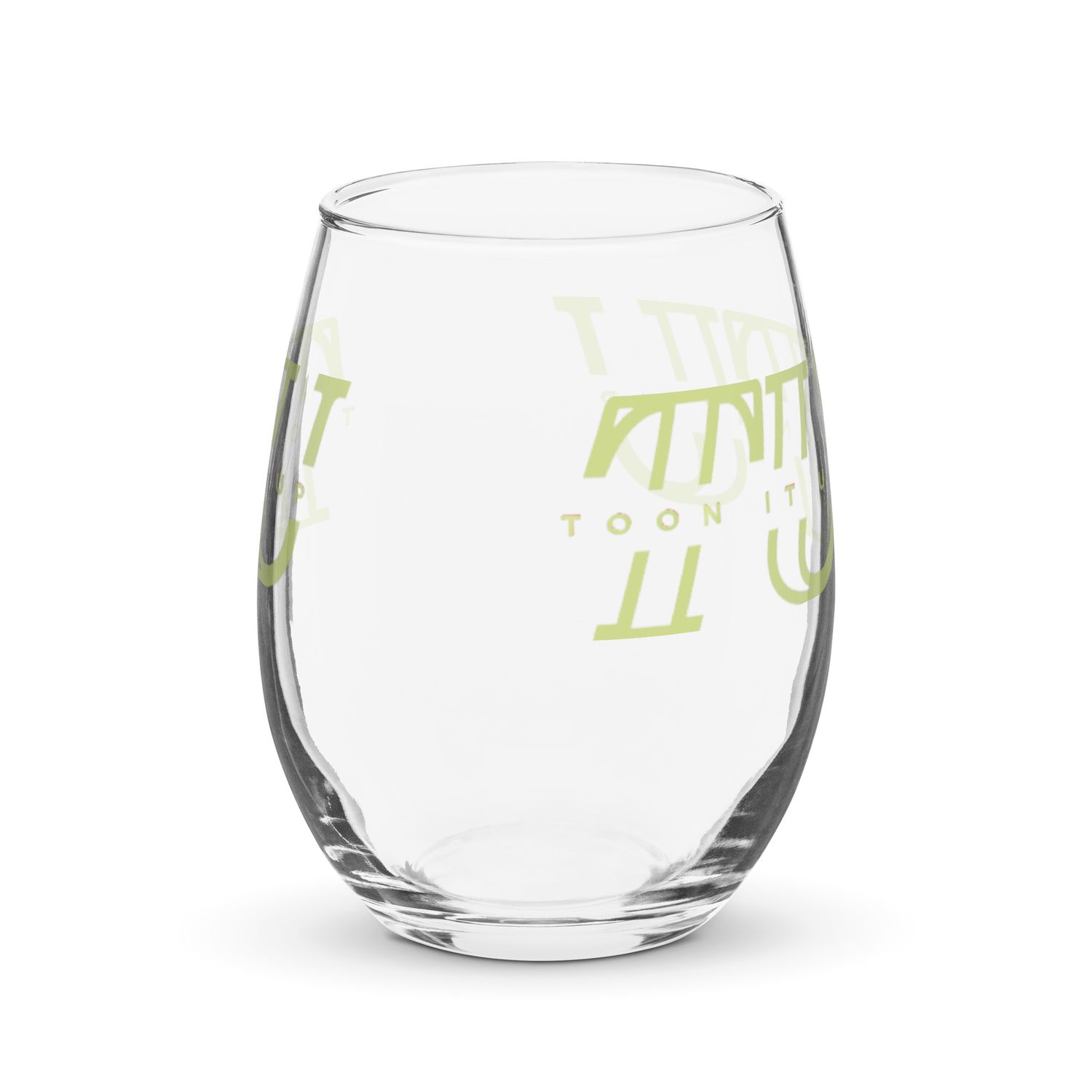 Toon It Up wine glass