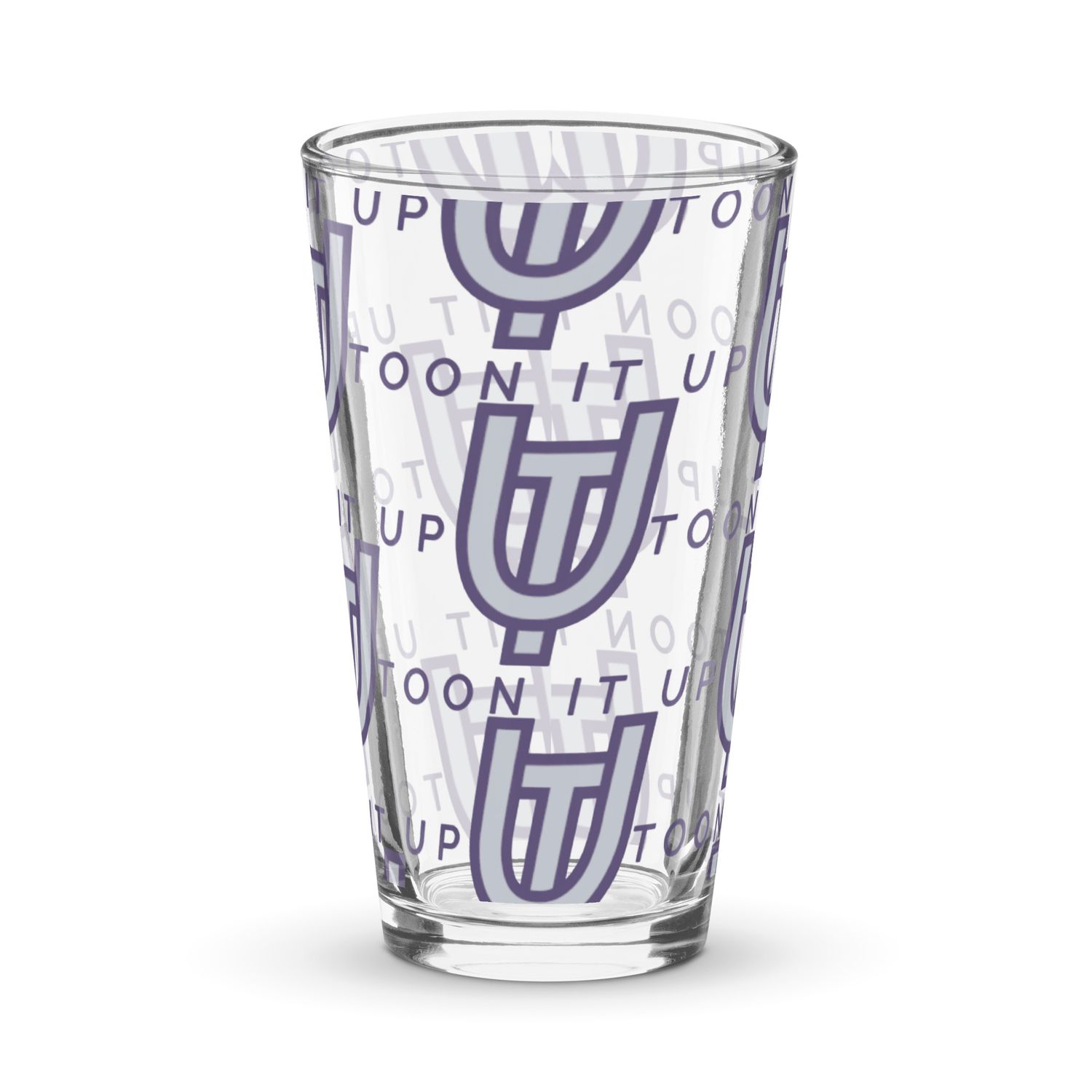 Toon It Up pint glass