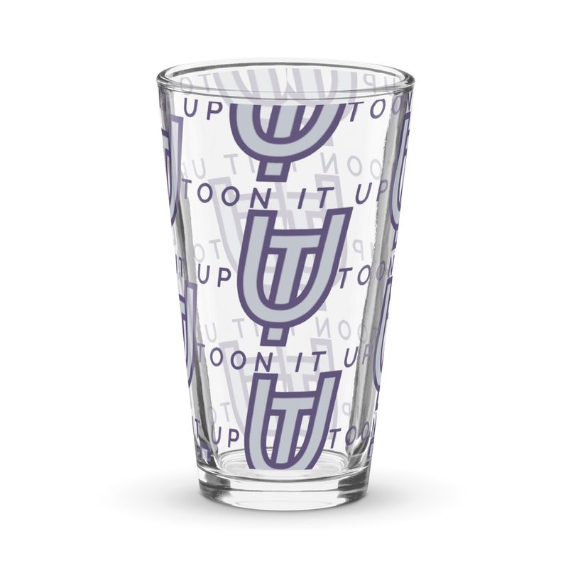 Toon It Up pint glass