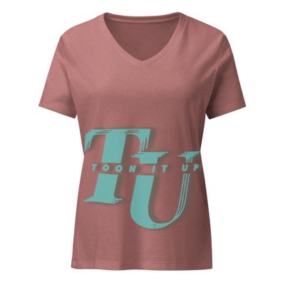Toon It Up relaxed v-neck t-shirt