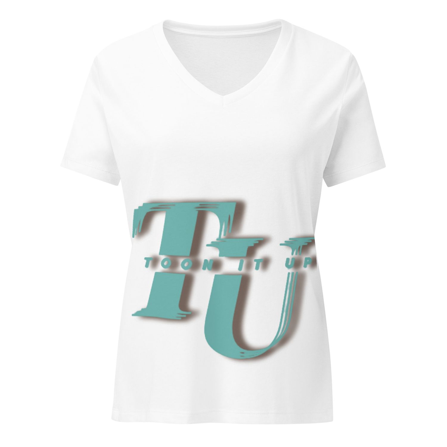 Toon It Up relaxed v-neck t-shirt