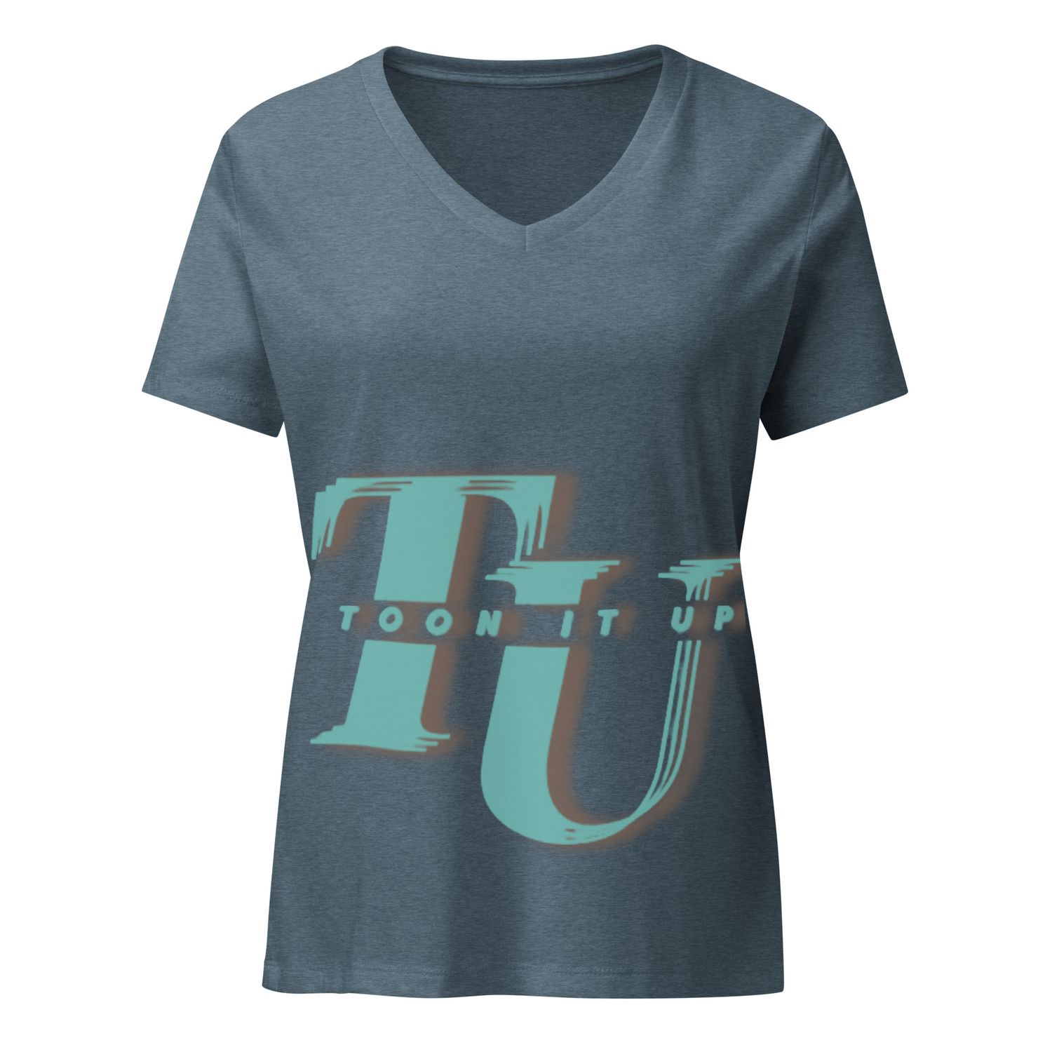 Toon It Up relaxed v-neck t-shirt