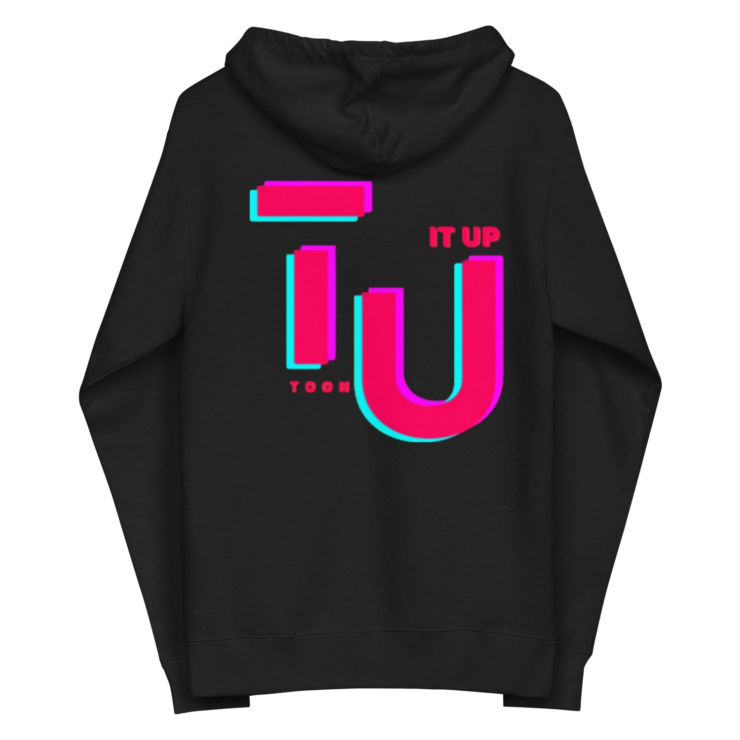 Toon It Up fleece zip up hoodie