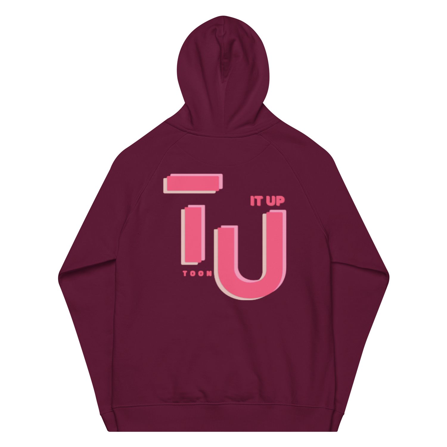 Toon It Up eco raglan hoodie