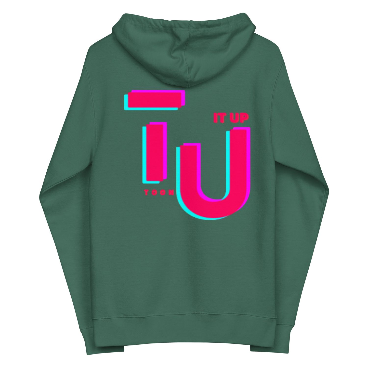 Toon It Up fleece zip up hoodie