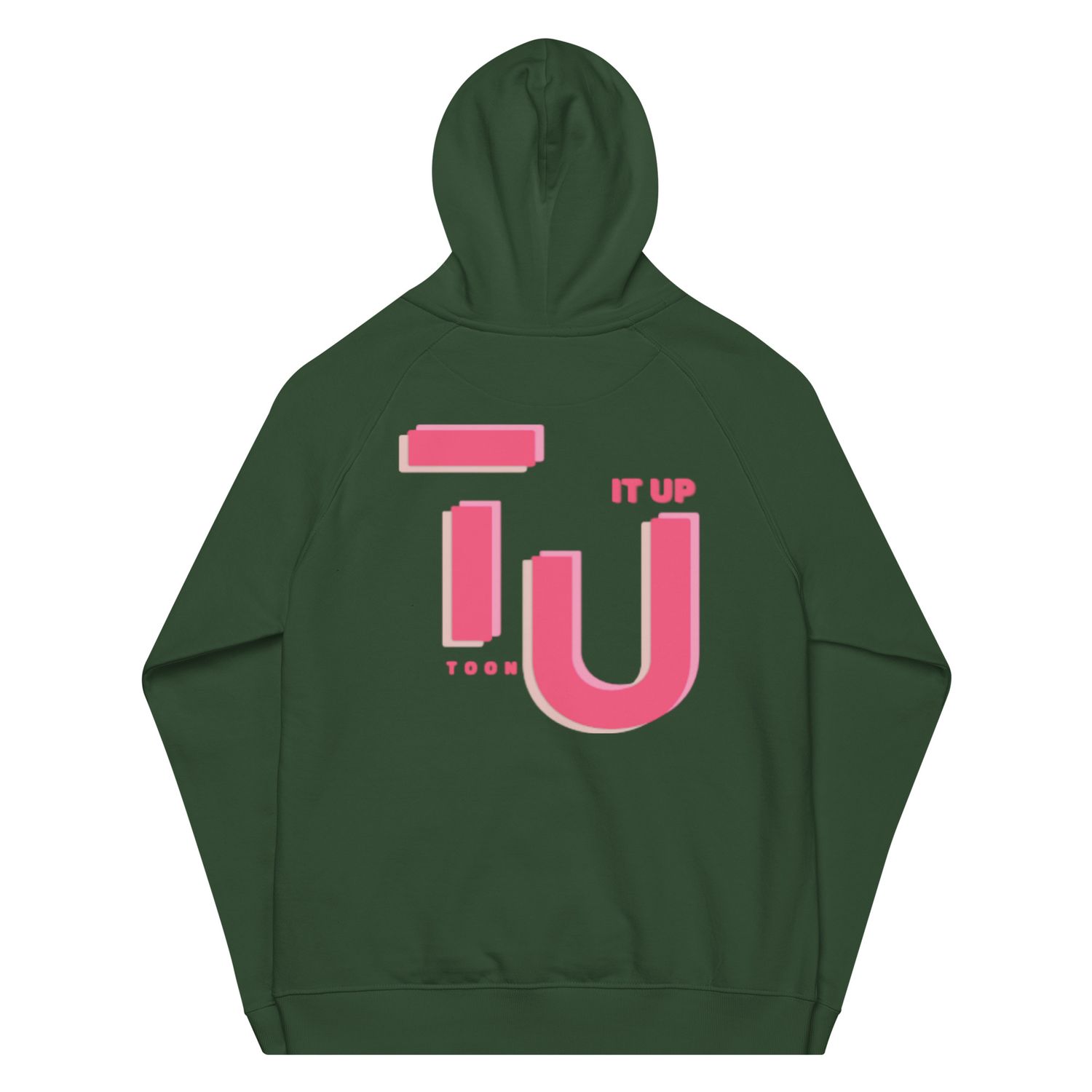 Toon It Up eco raglan hoodie