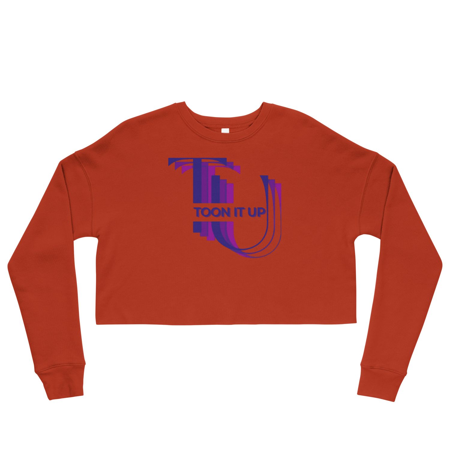 Toon It Up Crop Sweatshirt