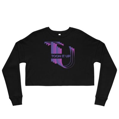 Toon It Up Crop Sweatshirt