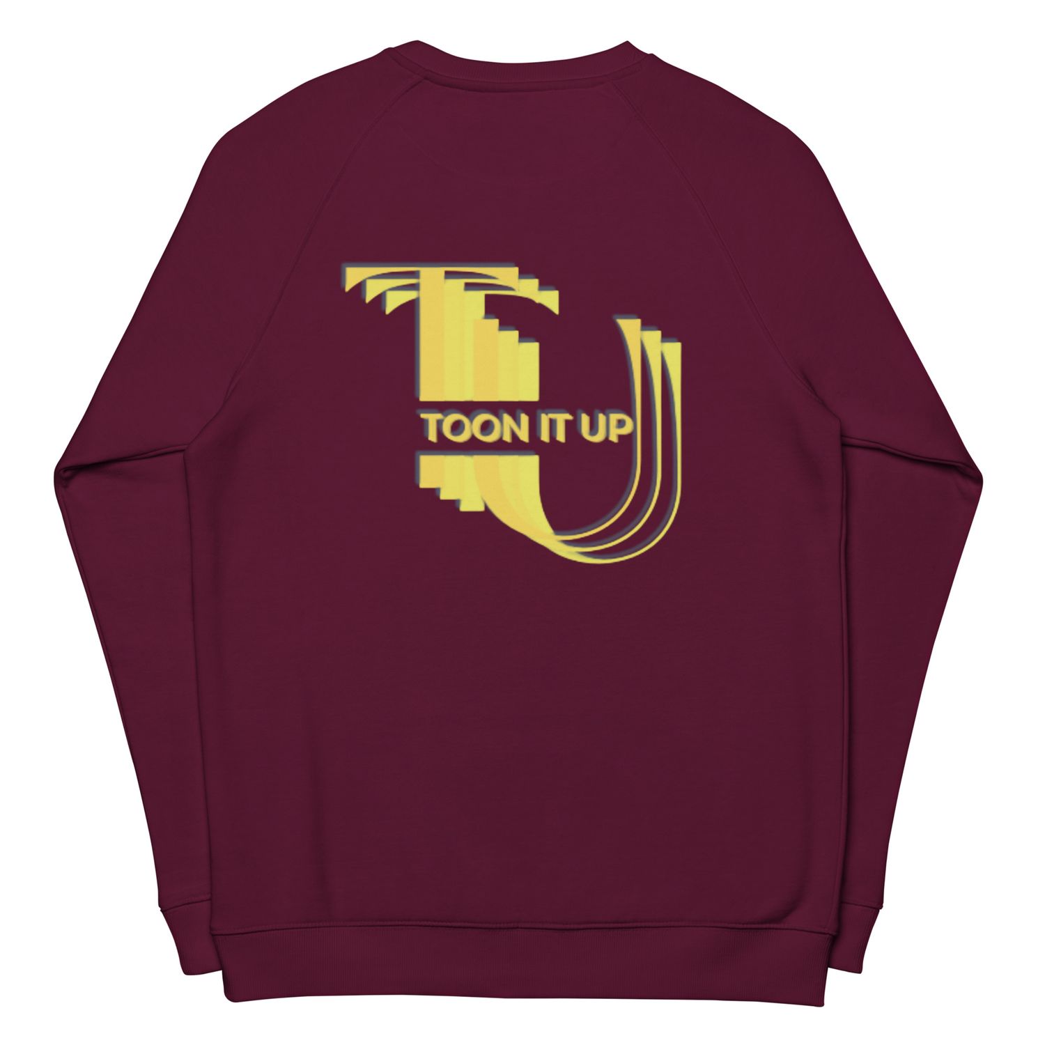 Toon It Up raglan sweatshirt
