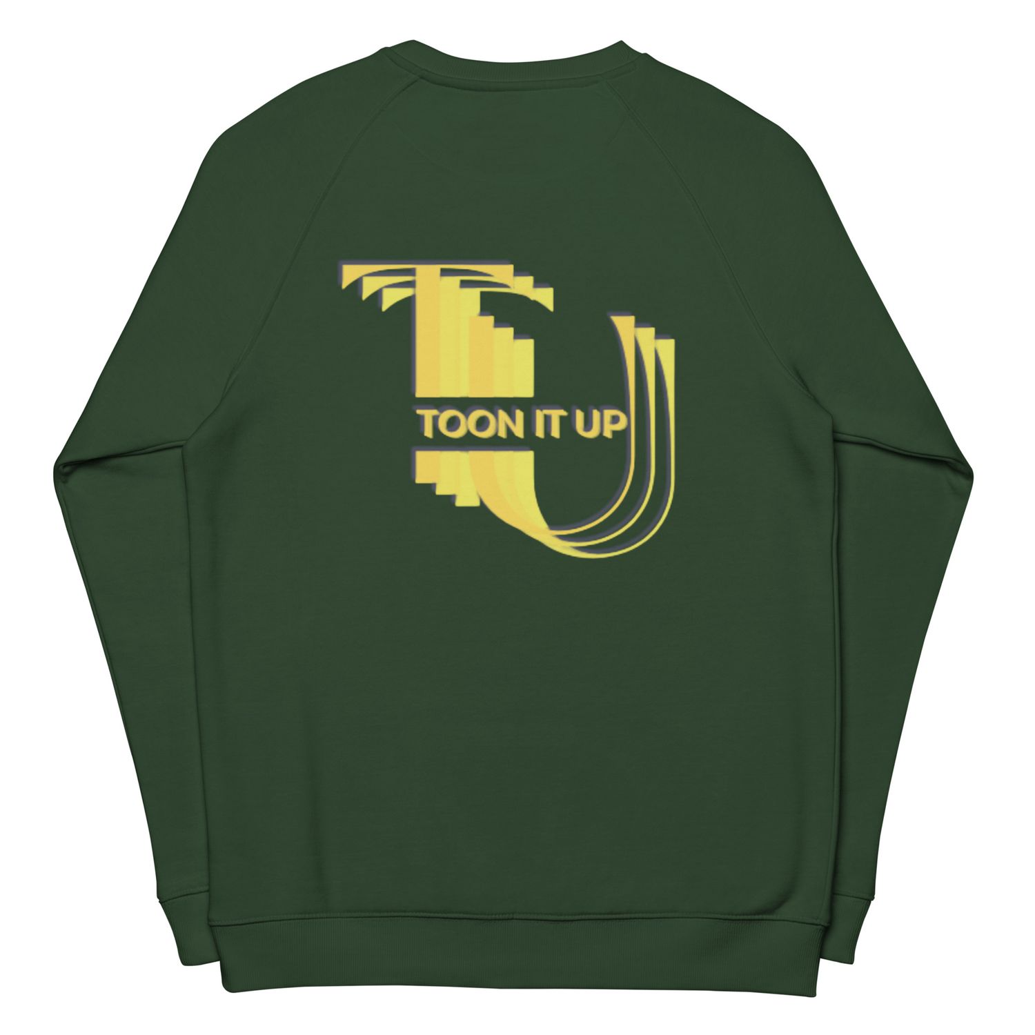 Toon It Up raglan sweatshirt