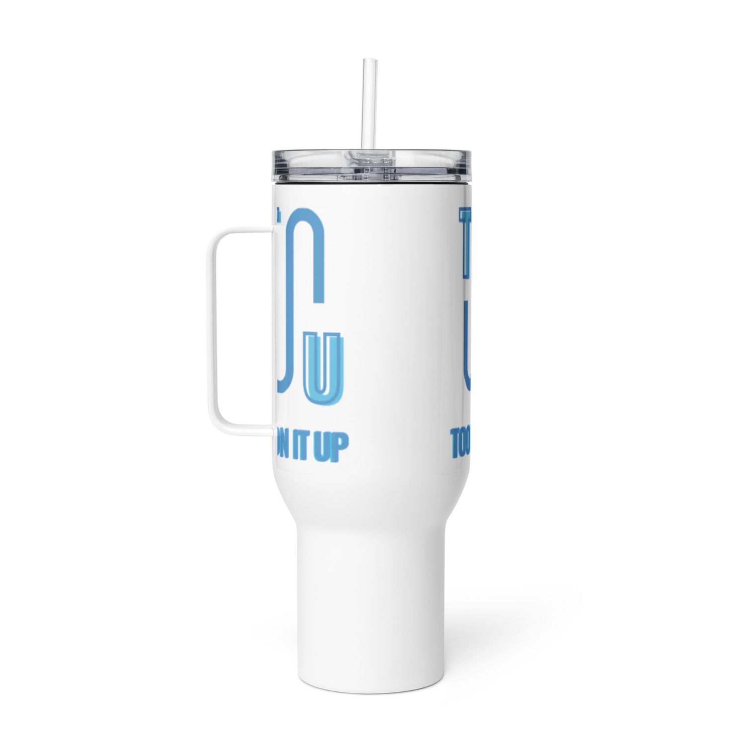 Toon It Up Travel mug with a handle