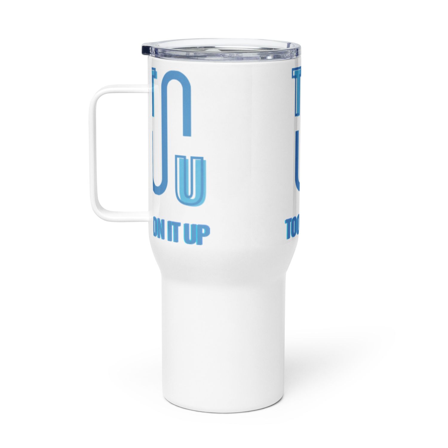 Toon It Up Travel mug with a handle