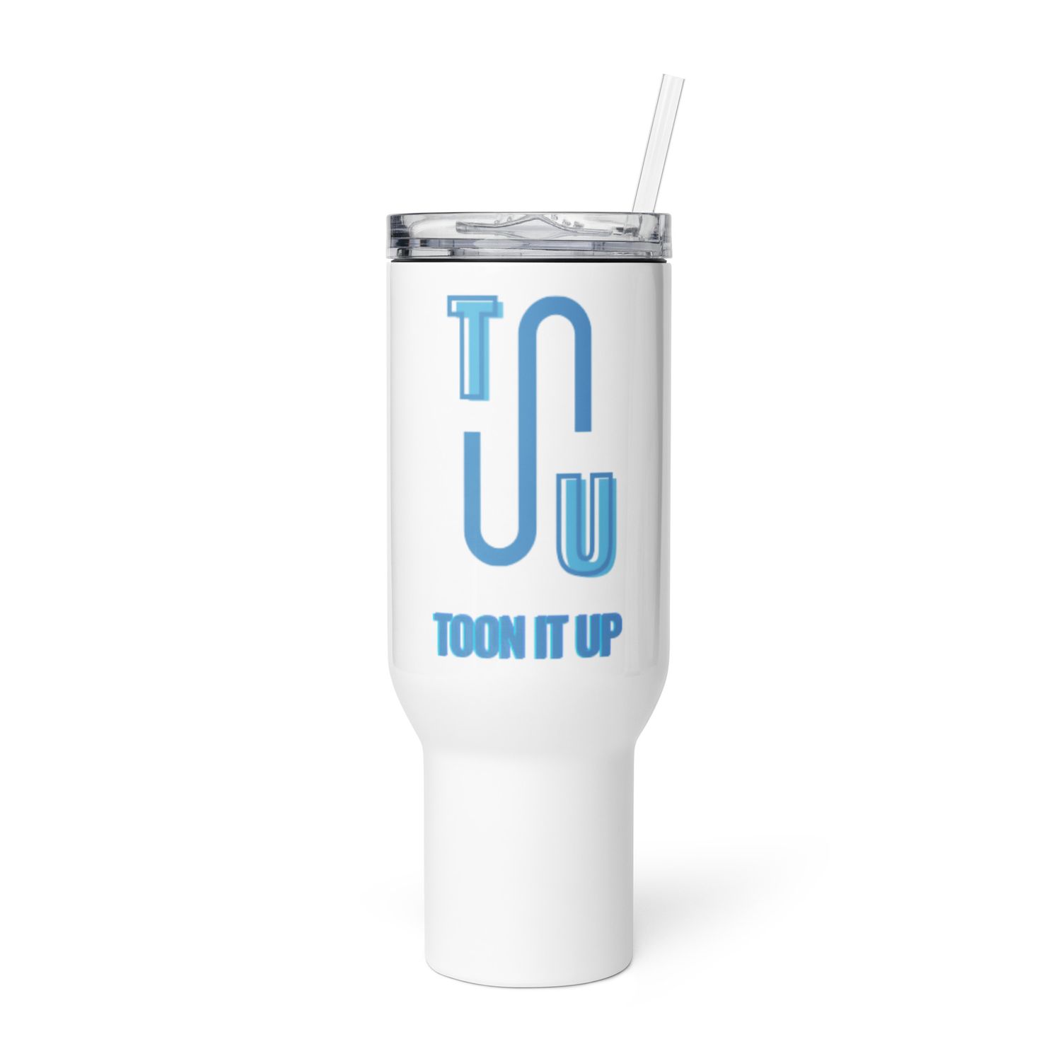 Toon It Up Travel mug with a handle