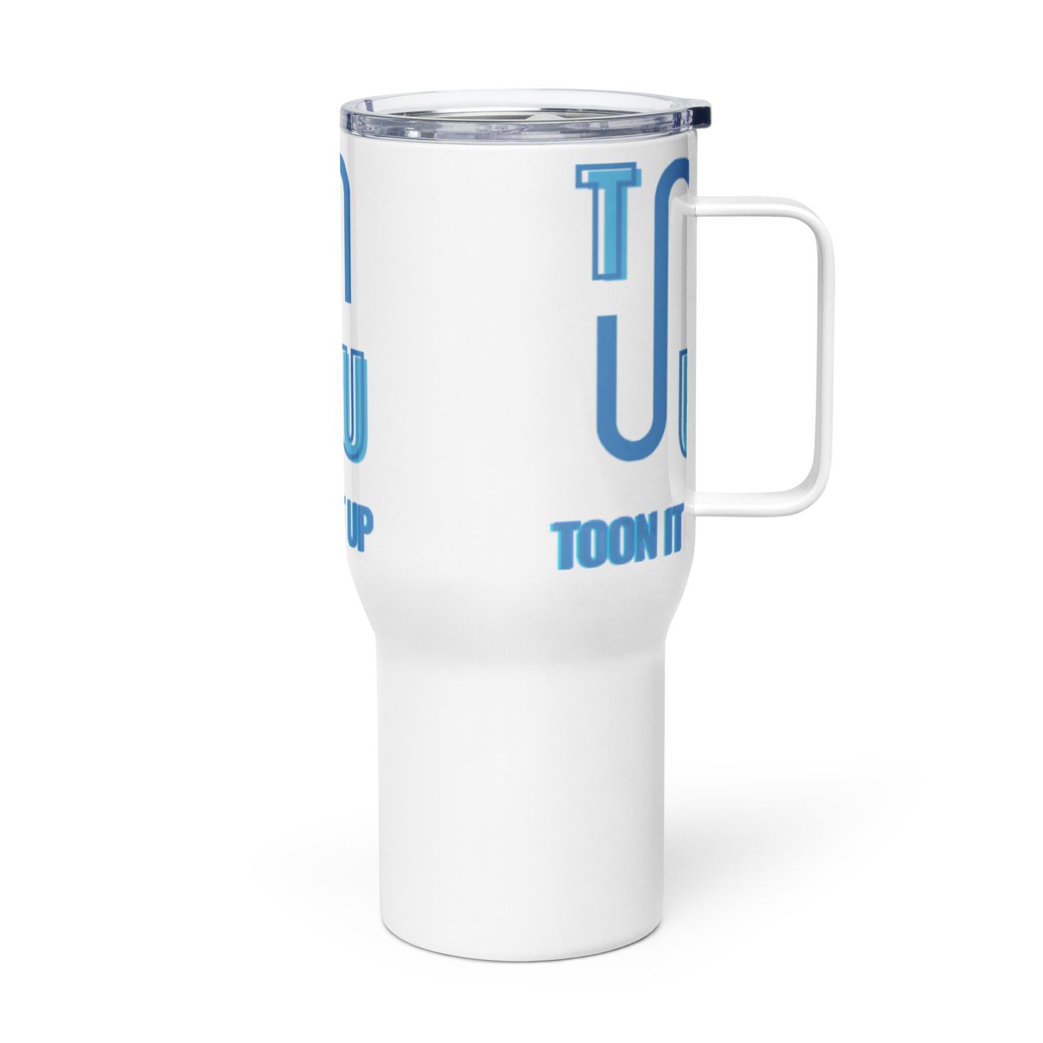 Toon It Up Travel mug with a handle
