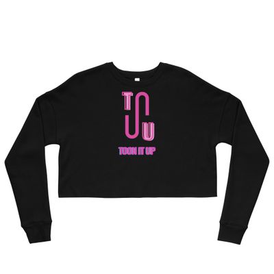Toon It Up Crop Sweatshirt
