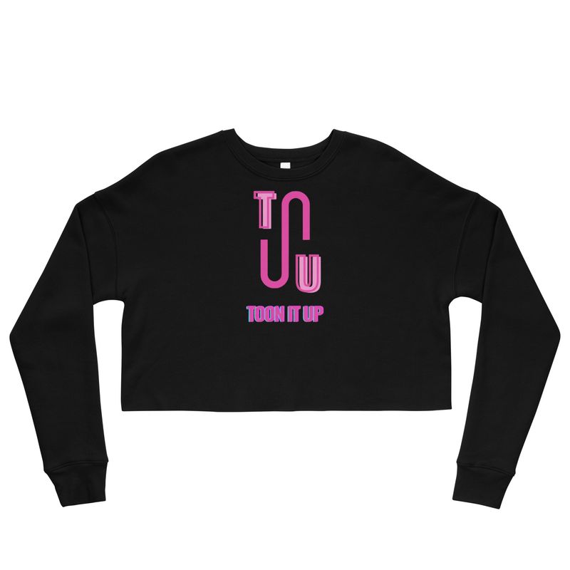 Toon It Up Crop Sweatshirt