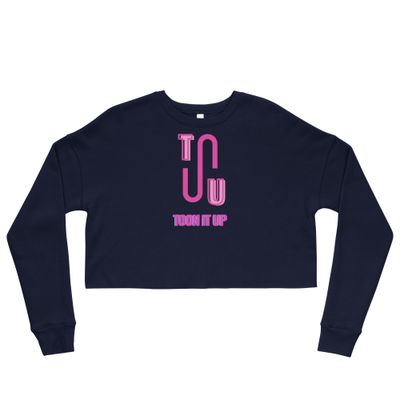 Toon It Up Crop Sweatshirt