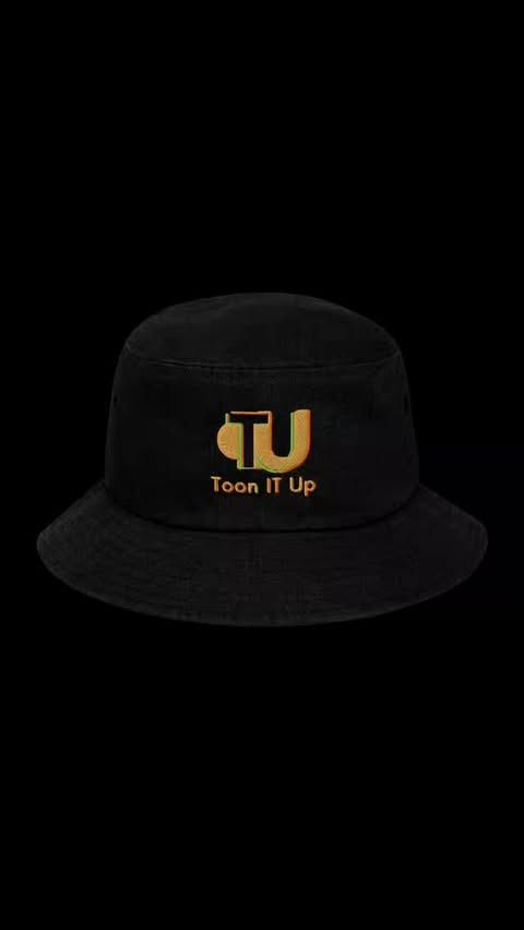 Toon It Up Denim bucket hat