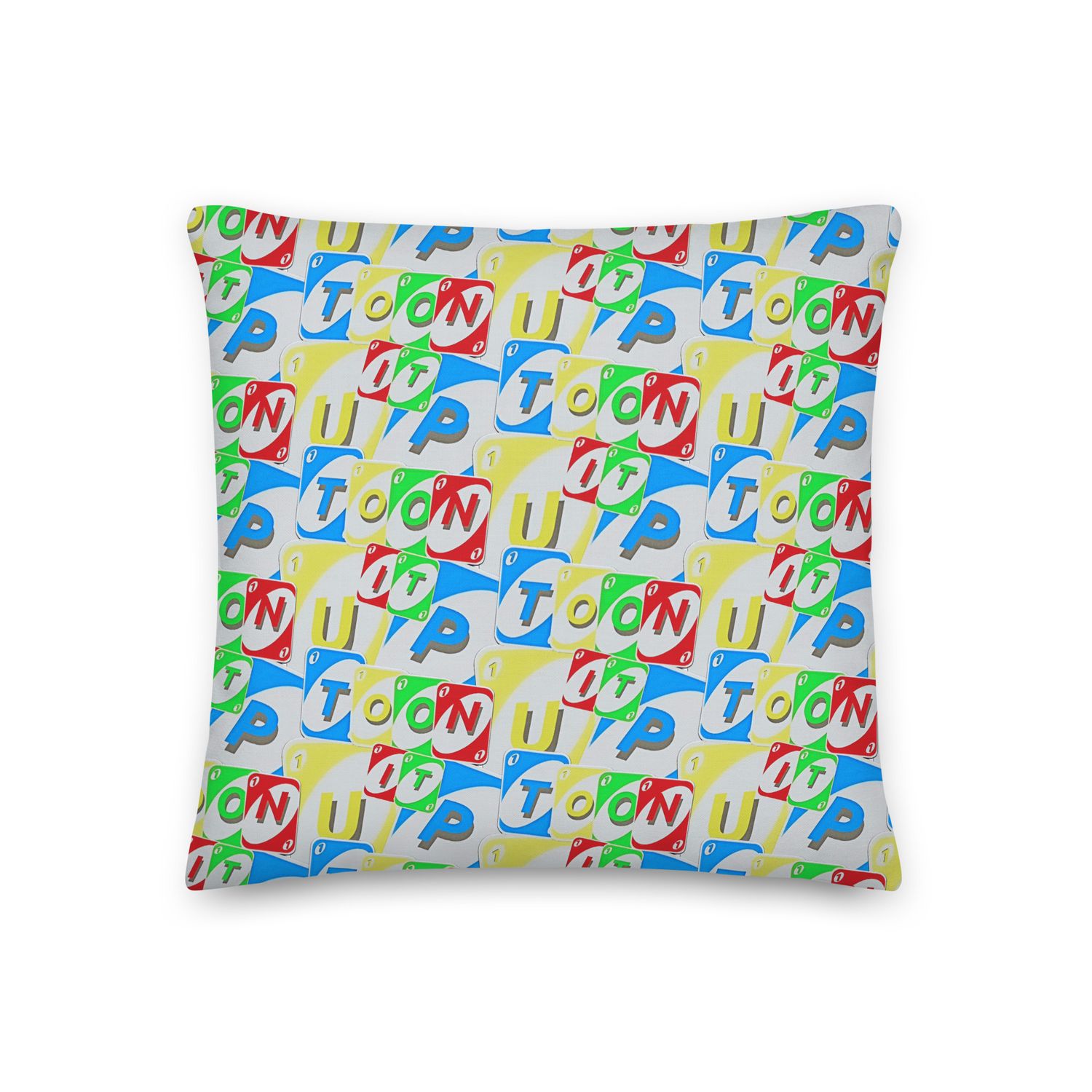 Toon It Up Card Premium Pillow