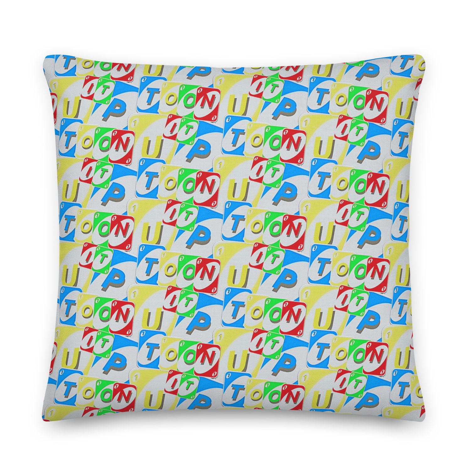 Toon It Up Card Premium Pillow