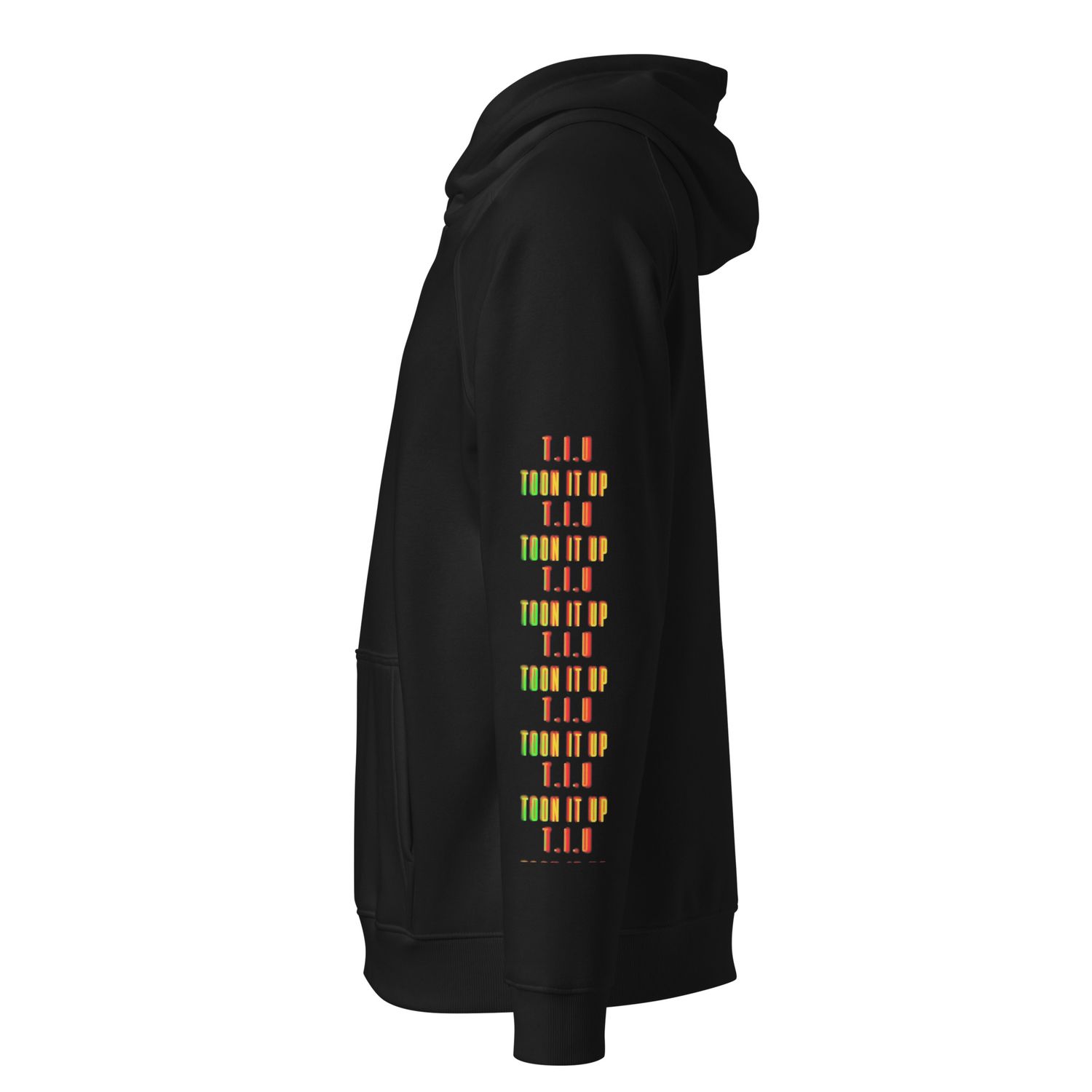 Toon It Up eco raglan hoodie