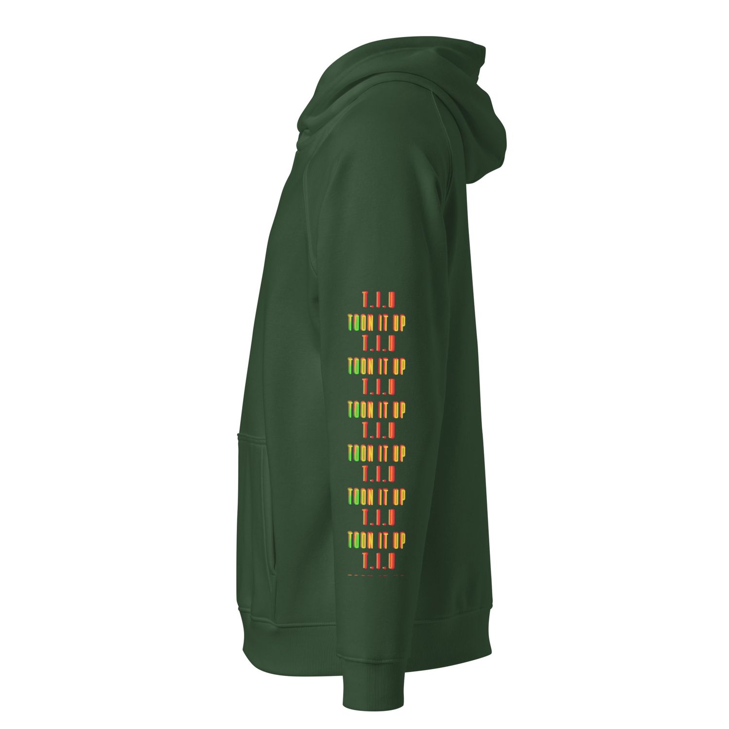 Toon It Up eco raglan hoodie