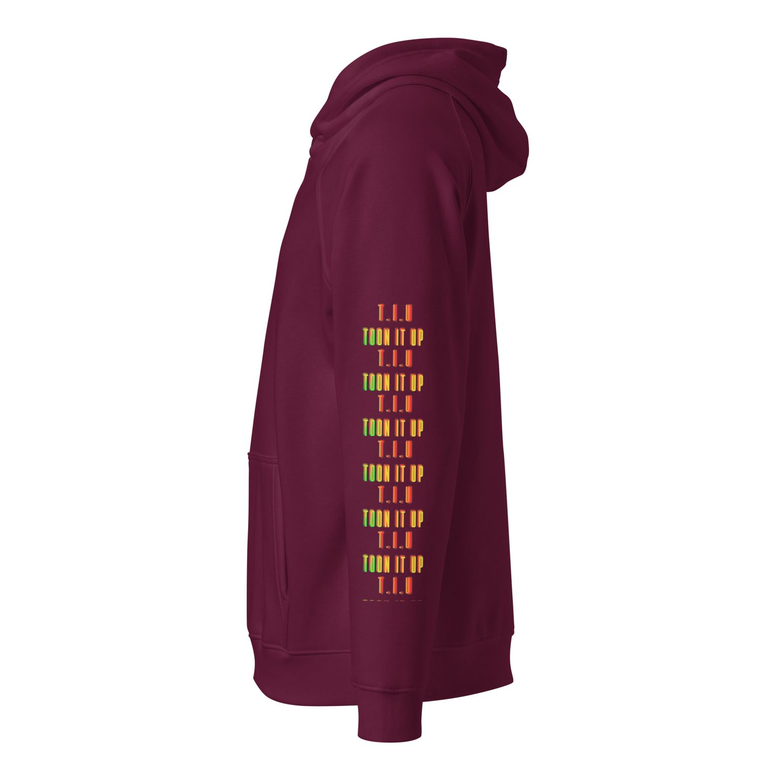 Toon It Up eco raglan hoodie
